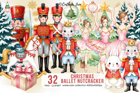 Christmas Ballet Nutcracker Clipart Review