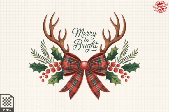 Christmas Coquette Bow PNG: A Versatile Illustration for Seasonal Branding