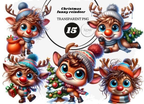 Christmas Funny Reindeer Embroidery Design Review