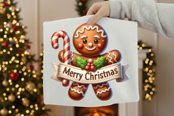 Christmas Gingerbread Man Merry Clipart Illustrations Review