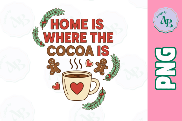 Cottagecore Woodlands Christmas Cocoa Illustrations