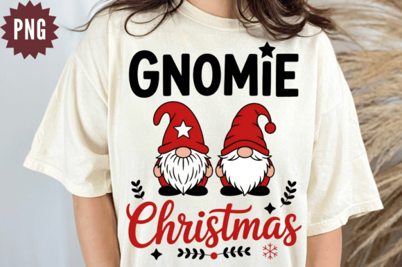 Funny Gnomic Christmas PNG Design: A Versatile Graphic Asset for Creative Branding