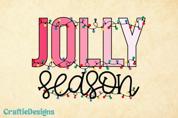 Jolly Season SVG & Jolly Christmas Illustrations for Real Crafting Projects