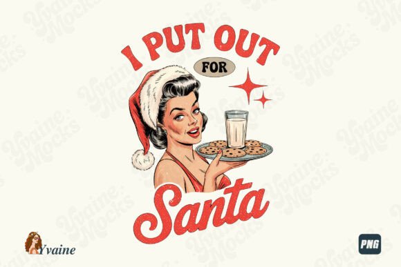 Retro Christmas I Put out for Santa PNG: A Designer’s Review of This Illustrations Asset