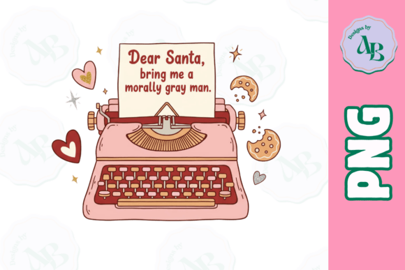 Smutty Funny Christmas Bookish PNG Embroidery Review
